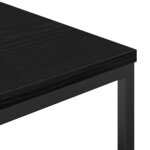 vidaXL Meuble de salle de bain avec étagères chêne noir 76 5x35x95 cm