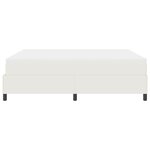 vidaXL lit box spring avec Matelas Crème Super King Tissu Corde
