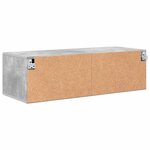 vidaXL Meuble TV Blanc brillant 100.5 x 39 x 30 cm Bois d'ingénierie