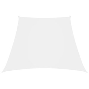 vidaXL Voile de parasol Tissu Oxford trapèze 3/5x4 m Blanc