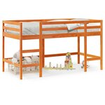 vidaXL Lit mezzanine d'enfants sans matelas avec échelle 80x200 cm