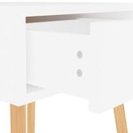 vidaXL Tables de chevet 2 Pièces Blanc 40x40x56 cm Bois d'ingénierie