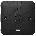 vidaXL Ensemble de base de parasol cantilever 2 Pièces Noir