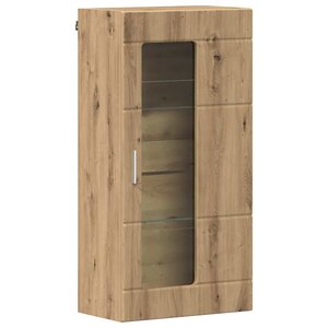 vidaXL Cabinet en Bois avec stockage Chêne artisanal 50 x 29 x 100 cm
