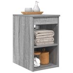 vidaXL Meuble de Salle de Bain In-between Sonoma gris 30 x 35 x 50 cm