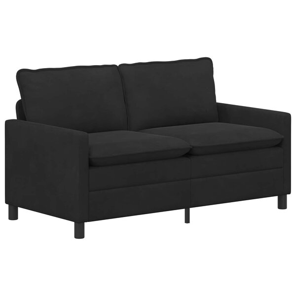 vidaXL Canapé Noir 156 x 81 x 87 5 cm Velours