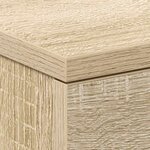 vidaXL Tables de chevet 2Pièces chêne sonoma 38x35x56cm bois d'ingénierie