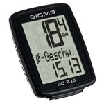 Sigma ordinateur de vélo bc 7.16 sts noir