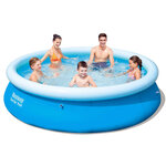 Bestway piscine gonflable ronde fast set 305 x 76 cm 57266