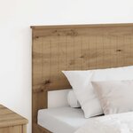 vidaXL Tête de lit Chêne artisanal 75 cm Bois d'ingénierie