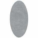 vidaXL Tapis HUARTE Gris 80 x 150 cm Polyester