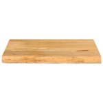 vidaXL Dessus de table à bord vivant 40x20x3 8 cm bois massif manguier