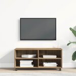 Meuble TV vidaXL en chêne artisan 90x35x35 cm en bois d'ingénierie
