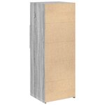 vidaXL Buffet sonoma gris 30x42 5x93 cm bois d'ingénierie