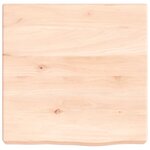 vidaXL Étagère murale 40x40x(2-6)cm bois de chêne massif non traité