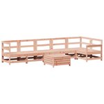 vidaXL Salon de jardin 7 Pièces bois massif sapin de douglas