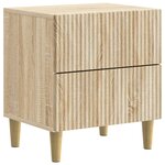 vidaXL Cabinet de chevet 2 pièces Chêne Sonoma 43 x 34 5 x 48 cm