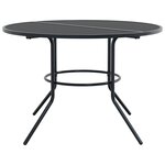 vidaXL Ensemble de chaises de jardin inclinables 5 Pièces anthracite