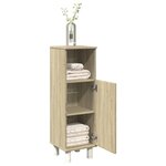 vidaXL Armoire de salle de bain chêne sonoma 30 5x30x95 cm