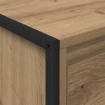 vidaXL Table basse Chêne artisan 100 x 46 x 40 cm Bois d'ingénierie