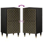vidaXL Armoire latérale 40x33x75 cm bois massif de manguier