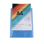 Protège-documents En Polypropylène Semi Rigide Kreacover® Chromaline 120 Vues - A4 - Bleu - X 10 - Exacompta