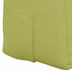 vidaXL Coussin de Dos Vert clair 200 x 24 x 50 cm tissu