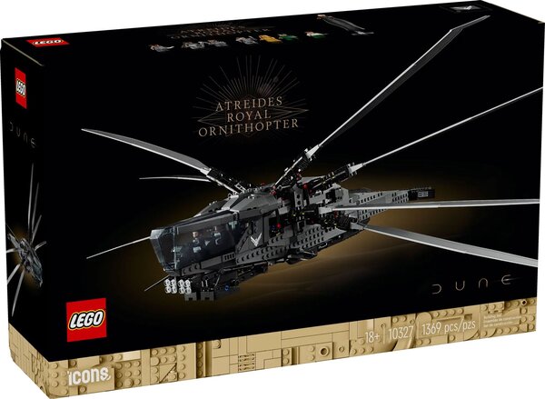 LEGO Icons - Ornithoptère Royal de Dune Atreides - Modèle 10327 à Construire