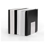 Lot de 2 Serre-livres en aluminium 10 x 8 x 10 cm Aluminium MAUL