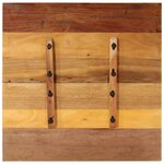 vidaXL Dessus de table carré 70x70 cm 15-16 mm Bois de récupération