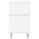 vidaXL Buffets 2 Pièces blanc 40x35x70 cm bois d’ingénierie
