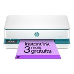 Imprimante tout-en-un HP Envy 6122e Jet d'encre couleur - Copie Scan - 3 mois d'Instant ink inclus avec HP+