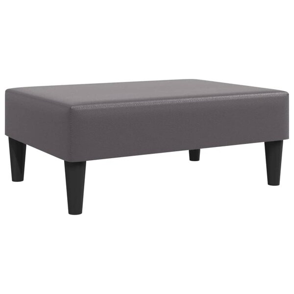 vidaXL Repose-pied gris 77x55x31 cm similicuir