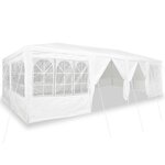 vidaXL Tente de fête Blanc 800 x 400 x 266 cm Polyester et Acier