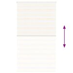 vidaXL Store zèbre beige marbré largeur du tissu 120 9 cm polyester