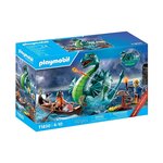 PLAYMOBIL 71830 - Duo de Vikings  barque  canon et monstre marin