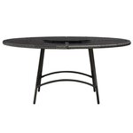 vidaXL Ensemble à manger d'extérieur 7 Pièces avec coussins rotin Gris