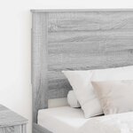vidaXL Tête de lit Gris Sonoma 100 cm Bois d'ingénierie