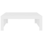 vidaXL Table basse blanc 100x100x35 cm bois d'ingénierie