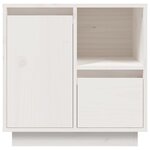 vidaXL Tables de chevet 2 Pièces Blanc 50x34x50 cm Bois de pin massif