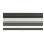vidaXL Tapis de tente 250x550 cm Anthracite et blanc