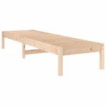 vidaXL Chaises longues lot de 2 199 5x60x74 cm bois massif de pin