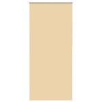 vidaXL Store enrouleur occultant 104 4 x 230 cm  largeur du tissu 100 cm  beige