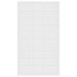vidaXL Armoire à CD Blanc 102x16x177 5 cm Bois d'ingénierie