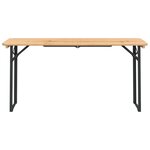 vidaXL Ensemble de tables à bière pliantes 3 Pièces bois massif de sapin