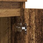 vidaXL Buffets 3 Pièces Bois Ancien 60 x 35 x 70 cm Bois d'ingénierie