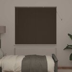 vidaXL Store Vénitien Marron foncé avec motif 150 x 140 cm PVC