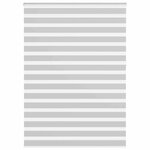 vidaXL Store zèbre gris clair largeur du tissu 155 9 cm polyester