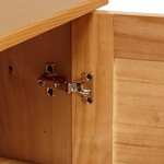 vidaXL Armoire de salle de bain avec porte VIGO Marron et Marron Miel