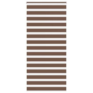 vidaXL Store zèbre marron 100x230 cm largeur du tissu 95 9cm polyester